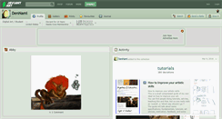 Desktop Screenshot of dennami.deviantart.com