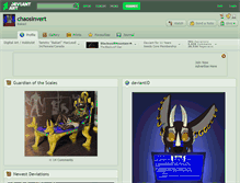Tablet Screenshot of chaosinvert.deviantart.com