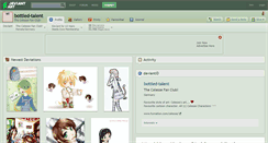 Desktop Screenshot of bottled-talent.deviantart.com