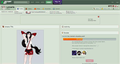Desktop Screenshot of lynxaria.deviantart.com