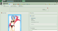 Desktop Screenshot of mahimomo.deviantart.com