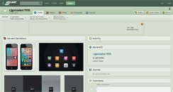 Desktop Screenshot of cjgonzales1900.deviantart.com