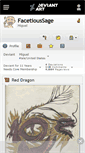 Mobile Screenshot of facetioussage.deviantart.com