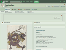Tablet Screenshot of facetioussage.deviantart.com