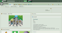 Desktop Screenshot of burnttoad.deviantart.com
