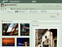 Tablet Screenshot of garota-da-ipanema.deviantart.com