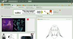 Desktop Screenshot of damonkatu.deviantart.com