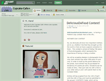 Tablet Screenshot of cupcake-cafe.deviantart.com
