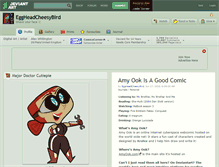 Tablet Screenshot of eggheadcheesybird.deviantart.com