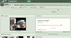 Desktop Screenshot of evulness.deviantart.com