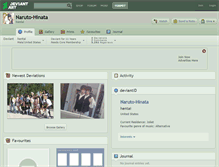 Tablet Screenshot of naruto-hinata.deviantart.com