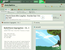 Tablet Screenshot of akura-bashirou.deviantart.com