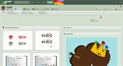 Desktop Screenshot of hindh.deviantart.com