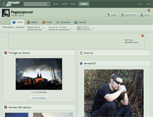 Tablet Screenshot of pegasuspower.deviantart.com