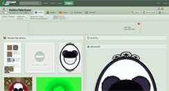Desktop Screenshot of hollowvalentyne.deviantart.com