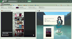 Desktop Screenshot of kumosama.deviantart.com