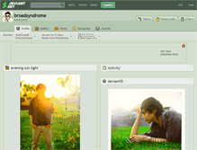 Tablet Screenshot of broadsyndrome.deviantart.com
