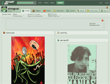 Tablet Screenshot of elmogwai.deviantart.com
