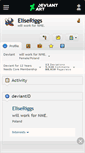 Mobile Screenshot of eliseriggs.deviantart.com
