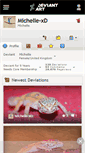 Mobile Screenshot of michelle-xd.deviantart.com