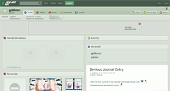 Desktop Screenshot of gobboon.deviantart.com