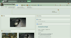 Desktop Screenshot of desolatedeserteagle.deviantart.com