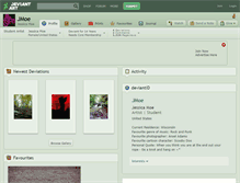 Tablet Screenshot of jmoe.deviantart.com