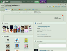 Tablet Screenshot of luvinmypoppingcorn.deviantart.com