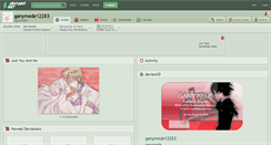 Desktop Screenshot of ganymede12283.deviantart.com