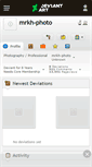 Mobile Screenshot of mrkh-photo.deviantart.com
