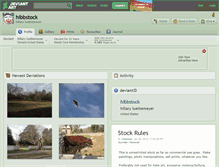 Tablet Screenshot of hibbstock.deviantart.com