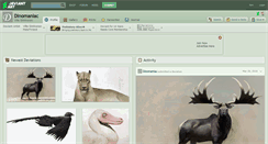 Desktop Screenshot of dinomaniac.deviantart.com