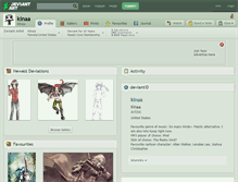 Tablet Screenshot of kinaa.deviantart.com