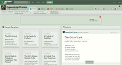 Desktop Screenshot of pegasusknighttrombe.deviantart.com
