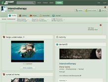 Tablet Screenshot of intensivetherapy.deviantart.com