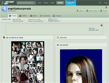 Tablet Screenshot of angelitadesesperada.deviantart.com