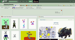 Desktop Screenshot of nemesis-runner.deviantart.com