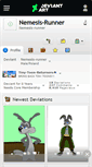 Mobile Screenshot of nemesis-runner.deviantart.com