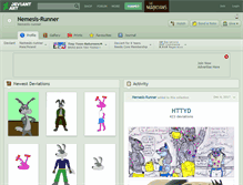 Tablet Screenshot of nemesis-runner.deviantart.com