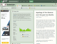 Tablet Screenshot of pendeoclub.deviantart.com