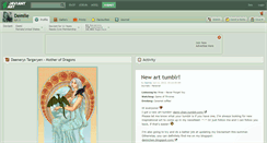 Desktop Screenshot of demiie.deviantart.com