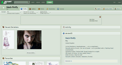 Desktop Screenshot of black-firefly.deviantart.com