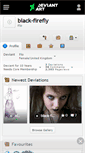 Mobile Screenshot of black-firefly.deviantart.com