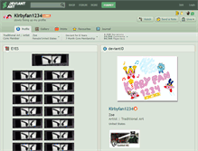Tablet Screenshot of kirbyfan1234.deviantart.com