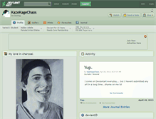 Tablet Screenshot of kazekagechaos.deviantart.com