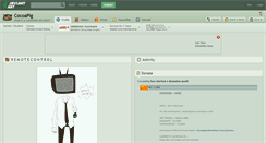 Desktop Screenshot of cocoapig.deviantart.com
