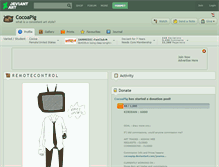 Tablet Screenshot of cocoapig.deviantart.com