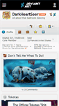 Mobile Screenshot of darkheartseer.deviantart.com