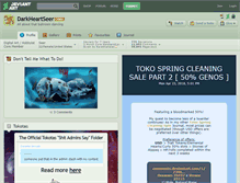 Tablet Screenshot of darkheartseer.deviantart.com