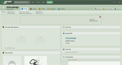 Desktop Screenshot of lickmydesign.deviantart.com